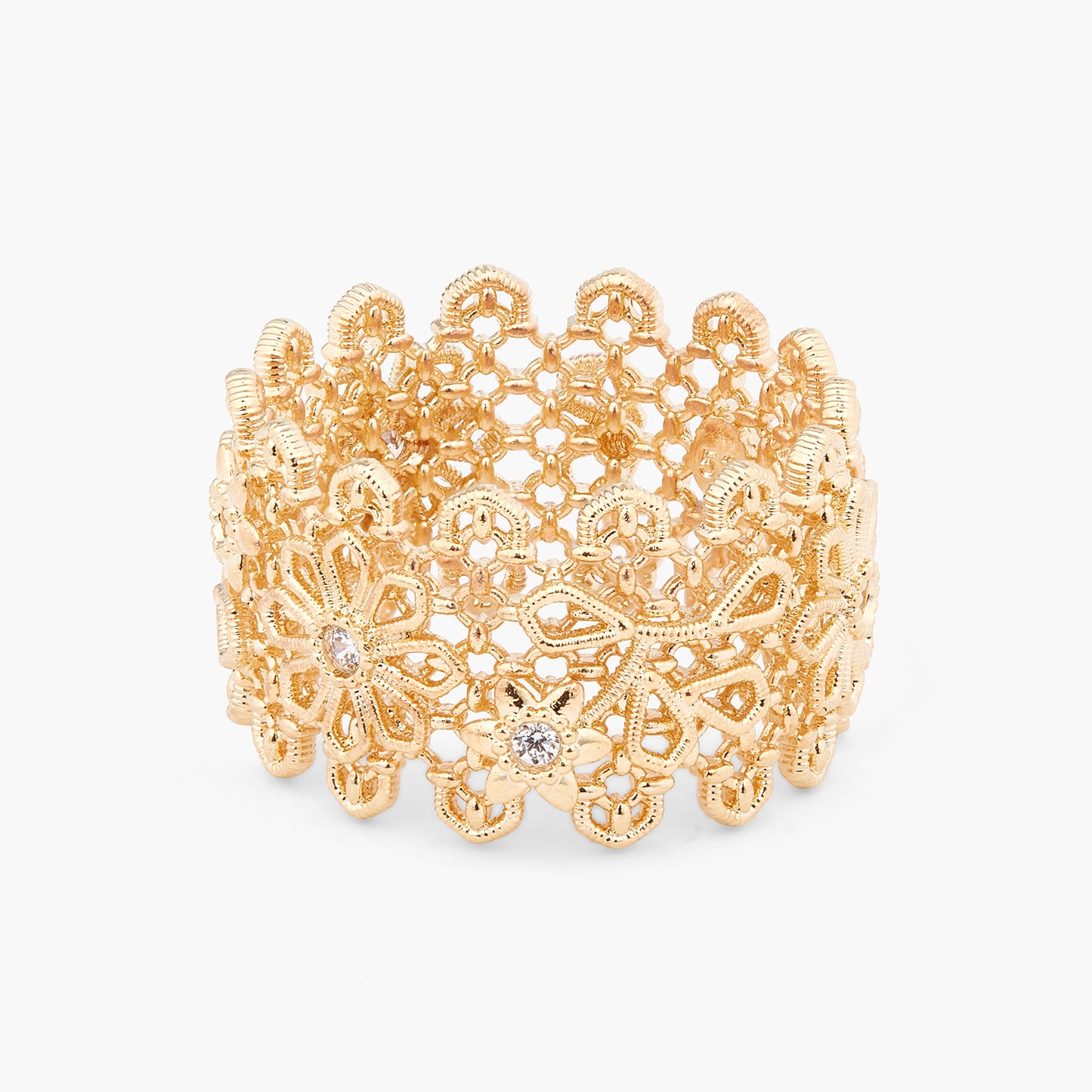 Lace Gold Thread Ring