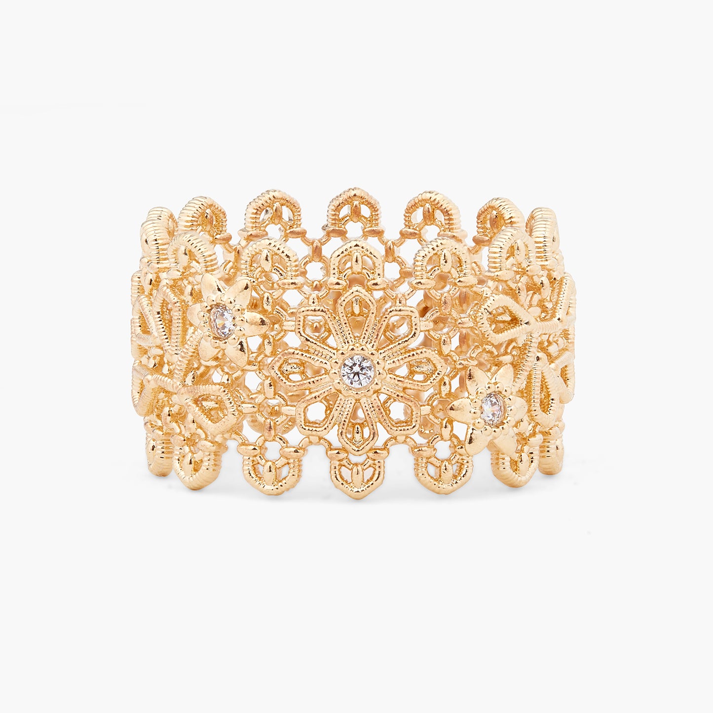 Lace Gold Thread Ring | ARFO6021