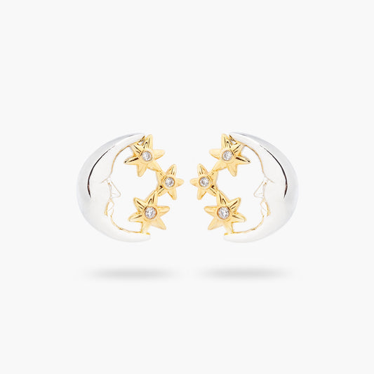 Moon And Star Earrings | ASAM1011