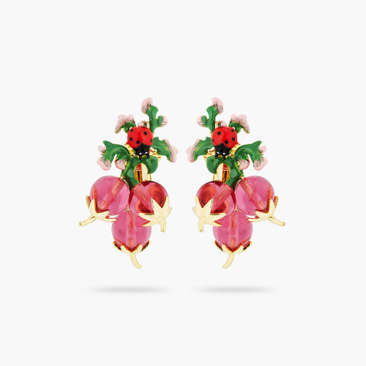 Radish And Ladybird Earrings | ASPO1071