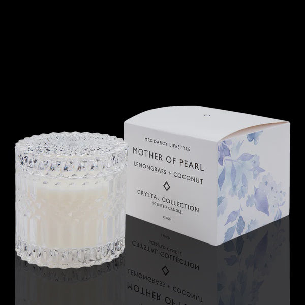 Mrs Darcy Candle / Mother Of Pearl - Lemongrass + Coconut