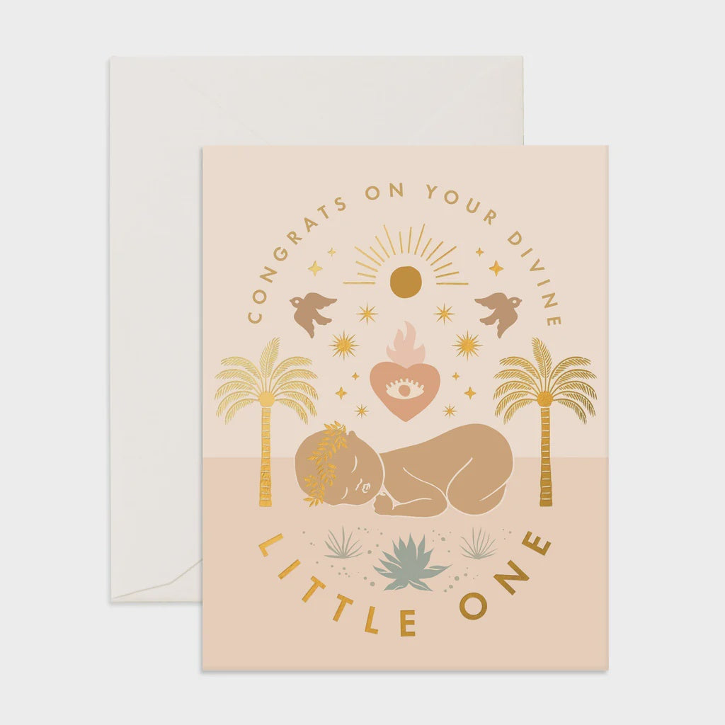 Divine Little One Greeting Card
