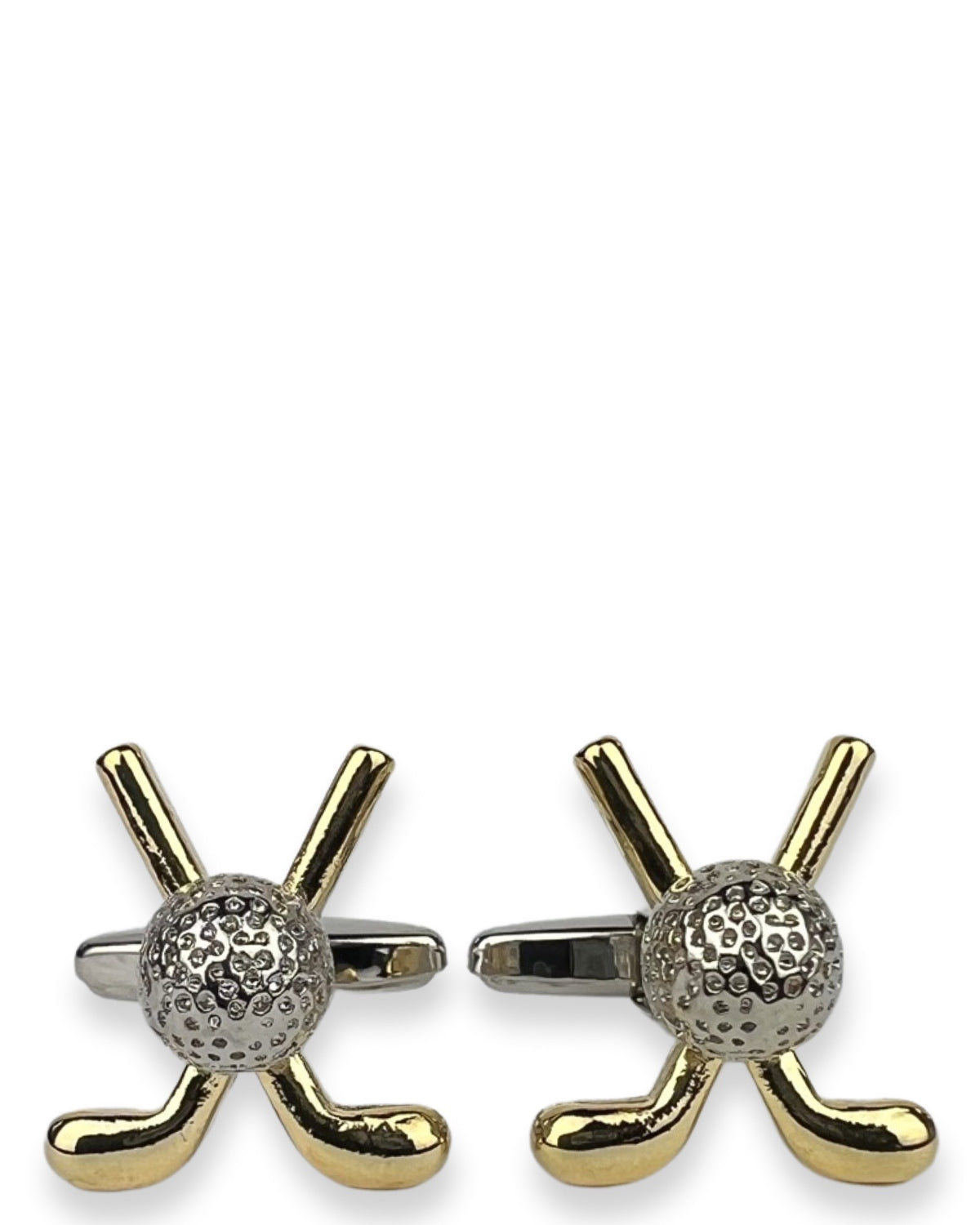 Golf Stick Ball Cuff Golf Stick & Ball Cufflink