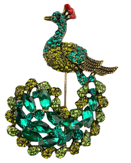 Peacock Tail Pin