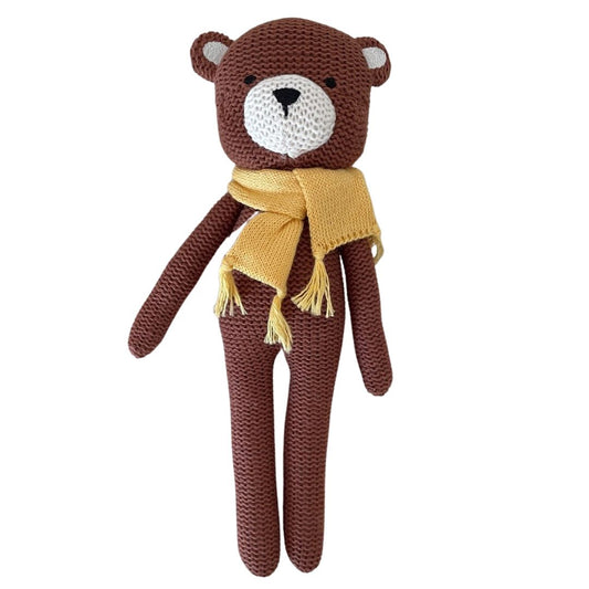 Eco Knit Animal Toy - Bear