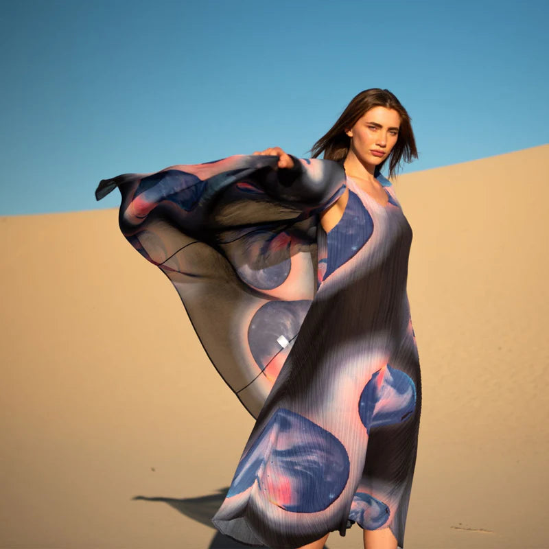 Alquema | Long Estrella Dress / Planets