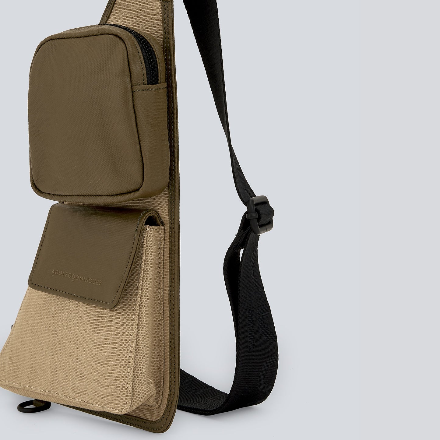 Camel Recycled Cotton Camel Crossbody