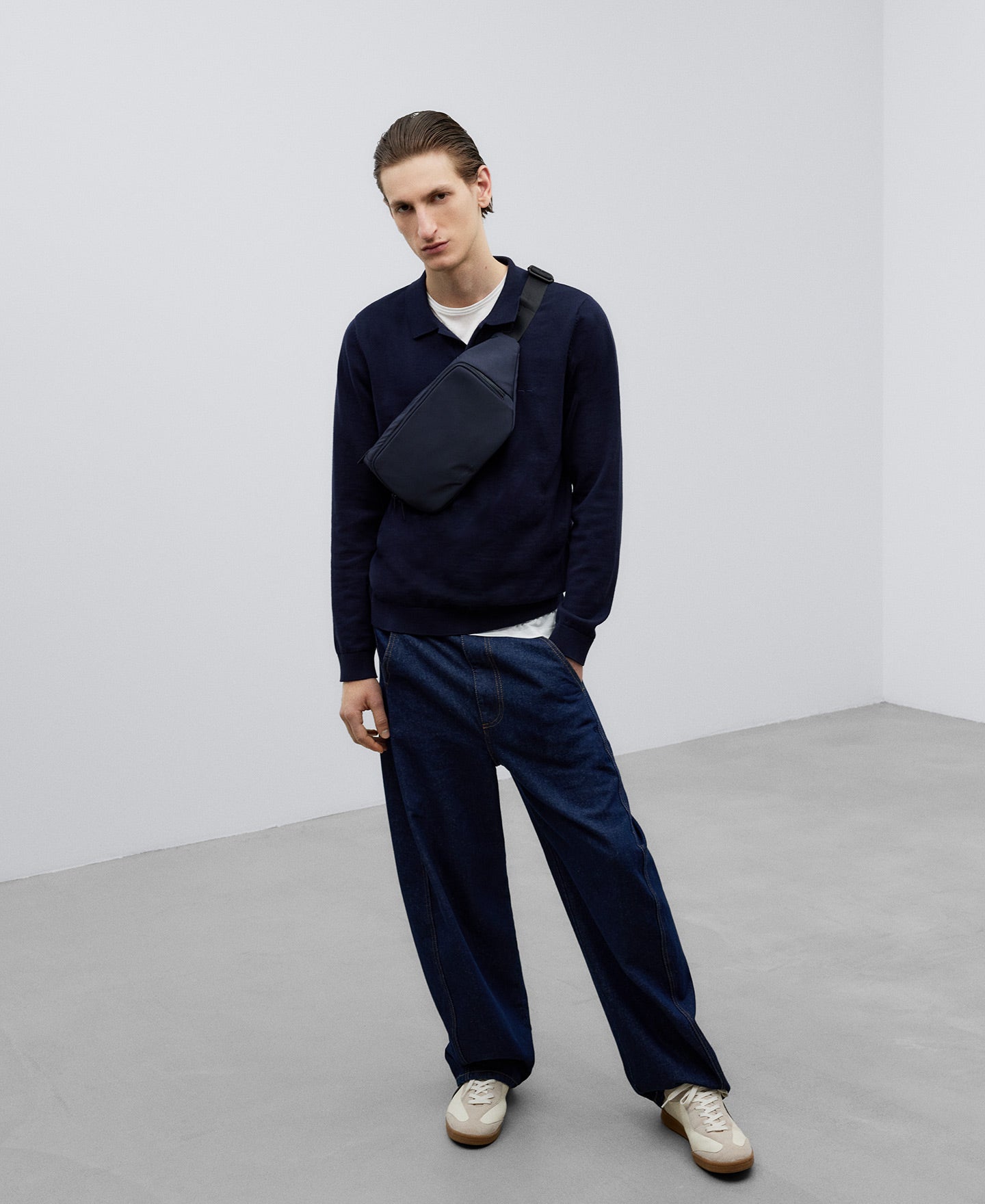 Navy Blue Navy Blue Fanny Pack