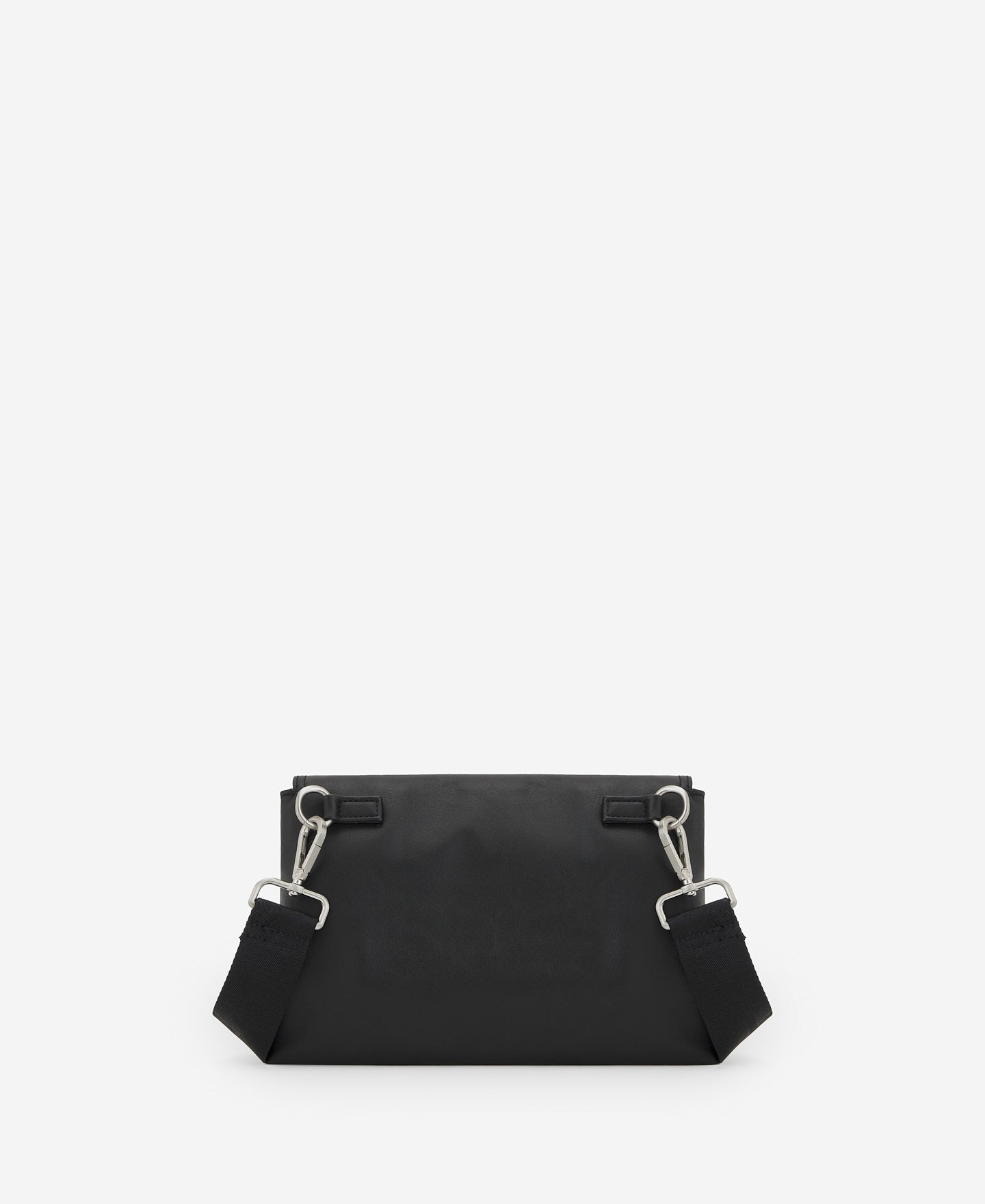 Recycled Materials Black Shoulder Bag