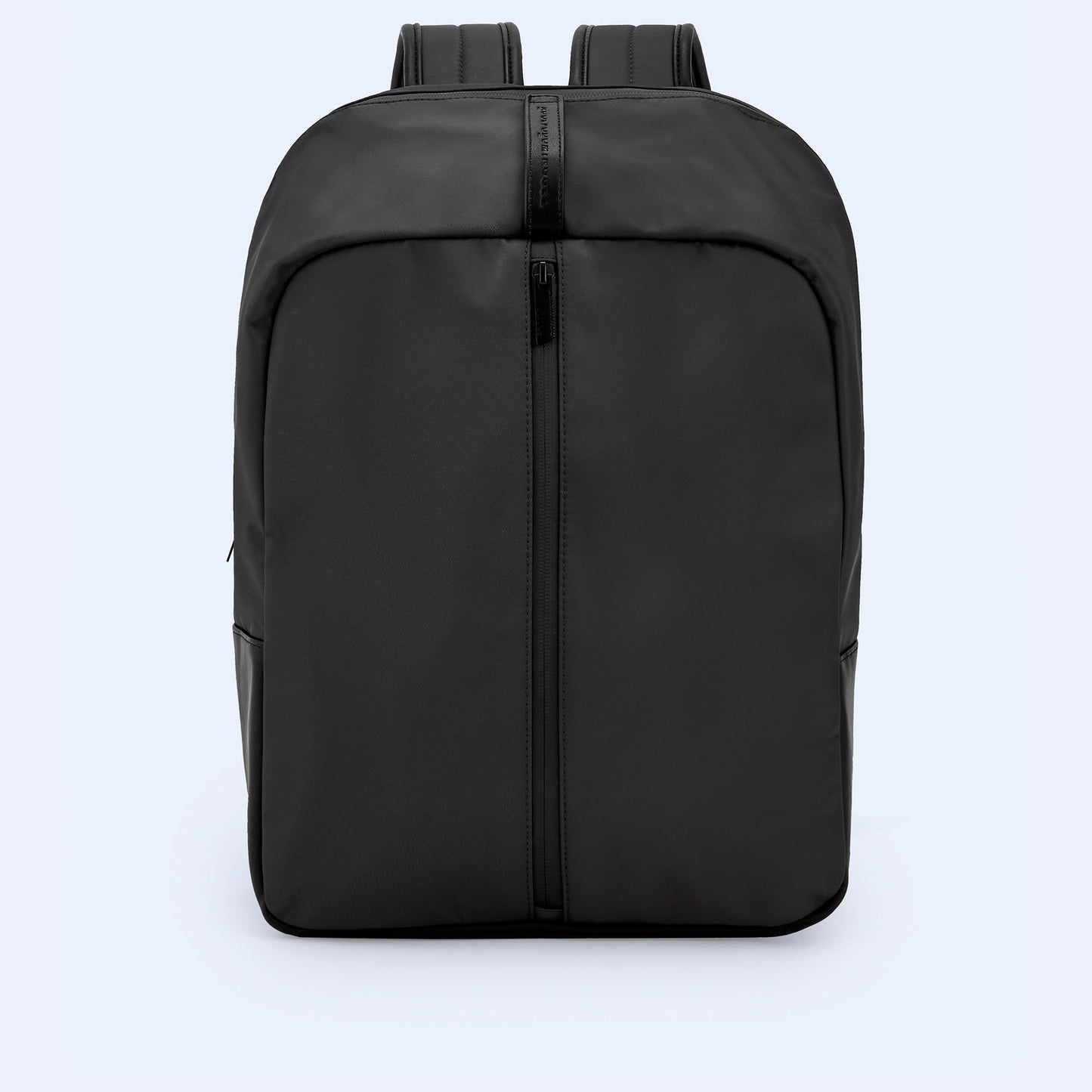 Grey/Black Zippered Backpack