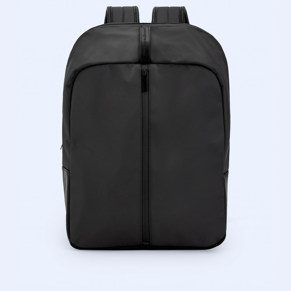 Grey/Black Zippered Backpack