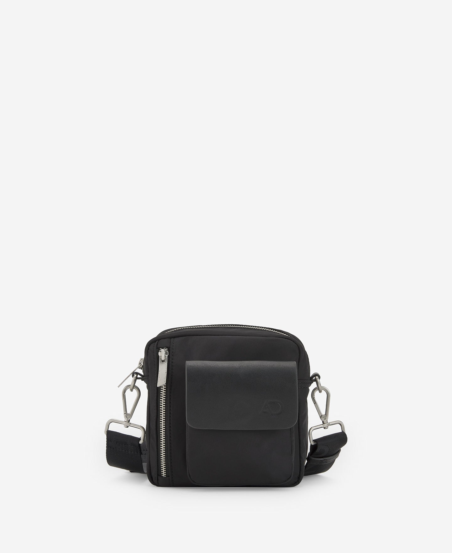 Recycled Polyester Black Shoulder Bag