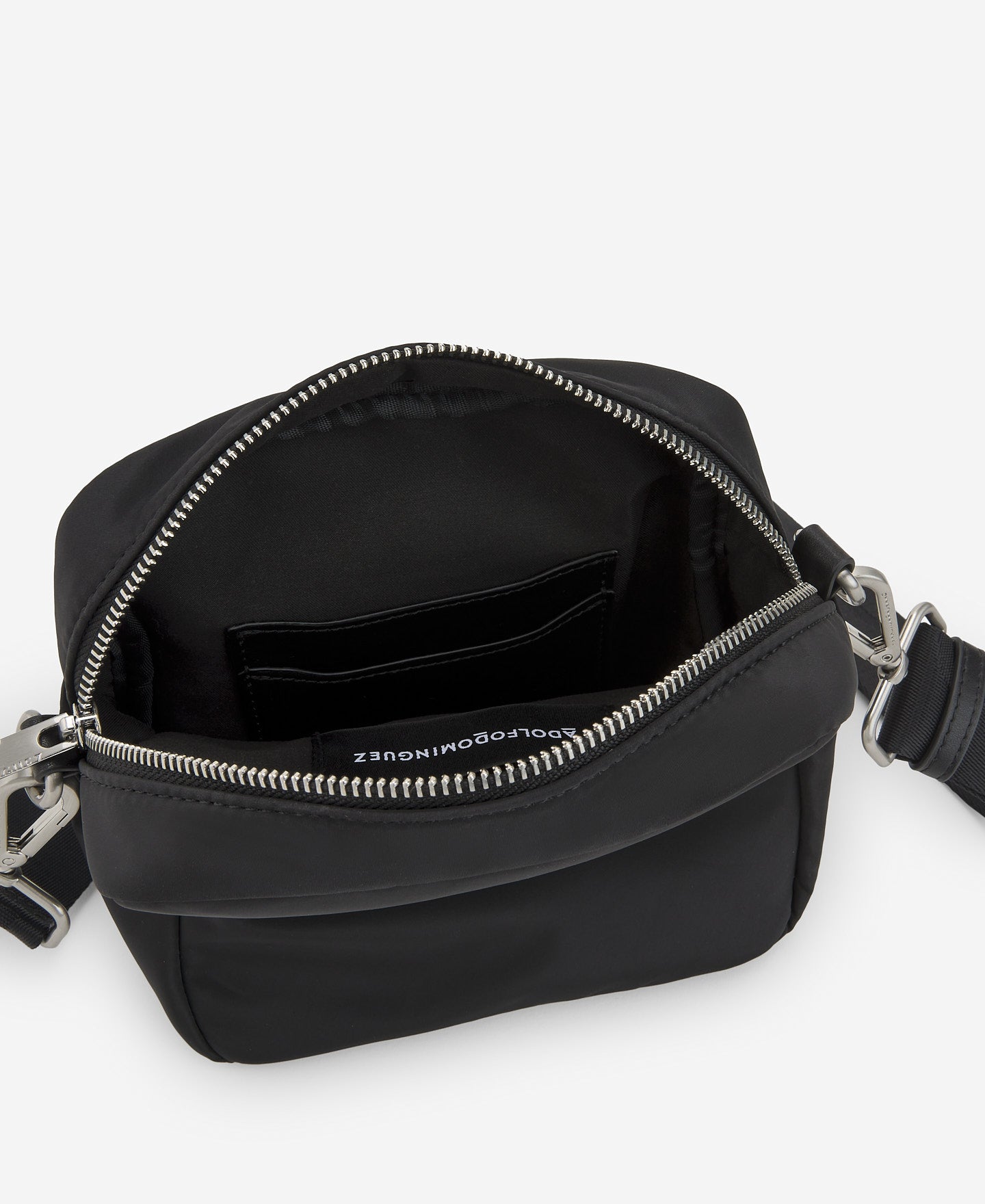 Recycled Polyester Black Shoulder Bag