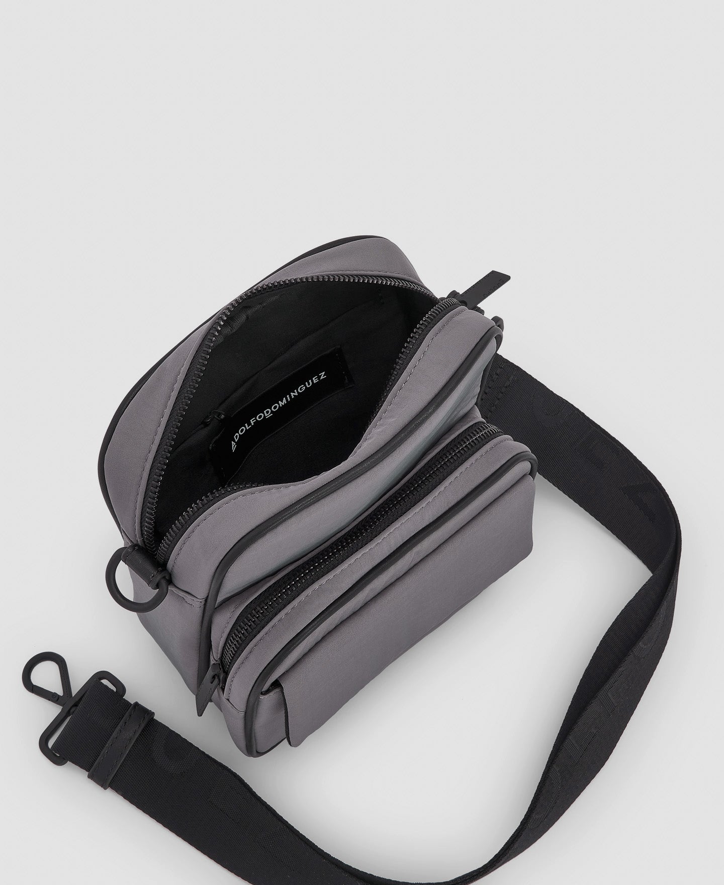 Grey Small Recycled Polyester Shoulder Bag
