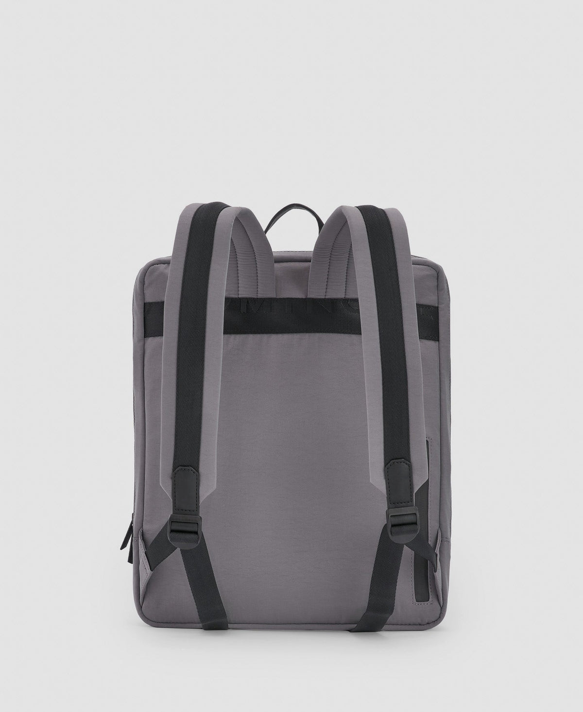 Grey Recycled Polyester Backpack