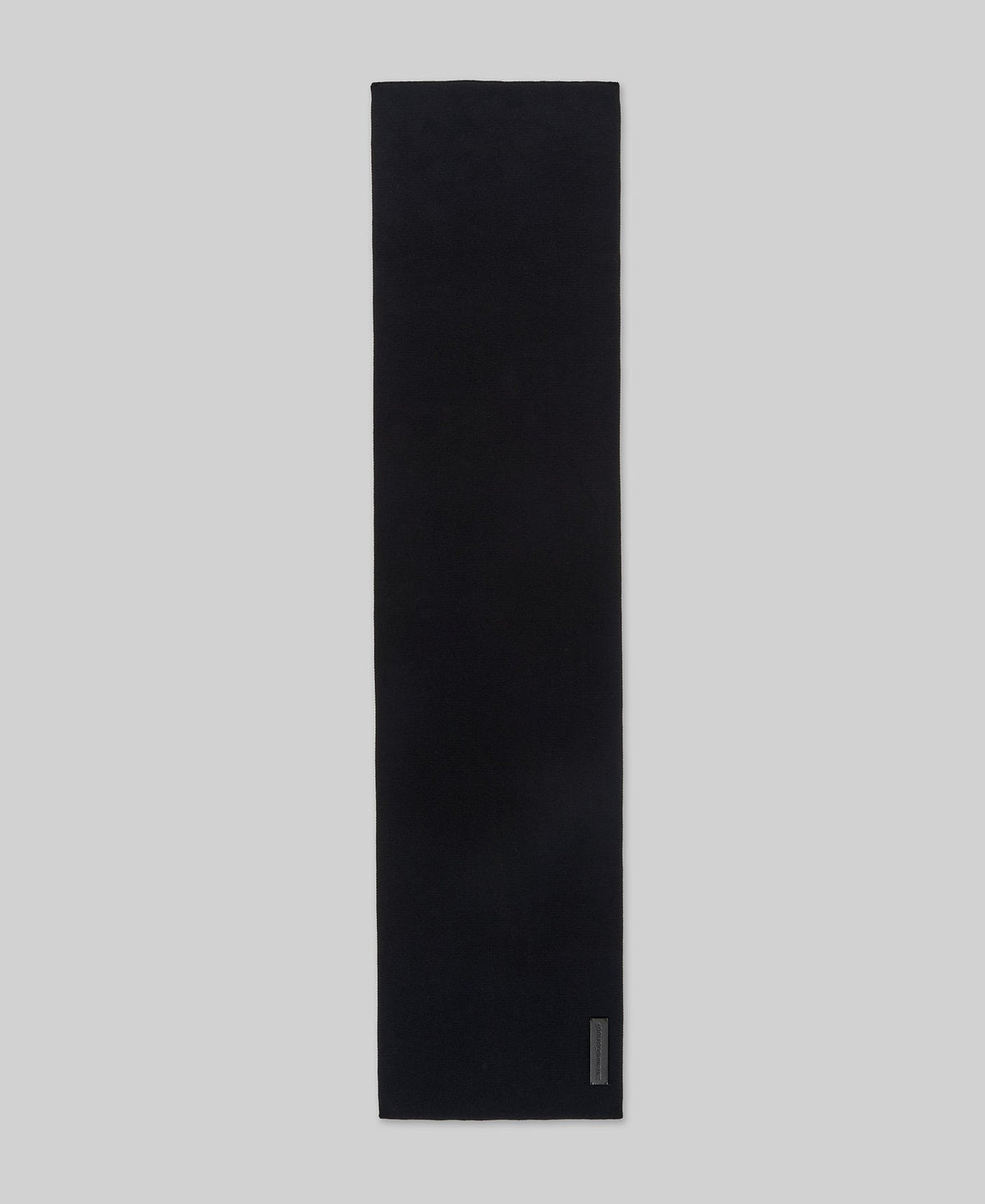 Plain Cotton Scarf for Men in Black
