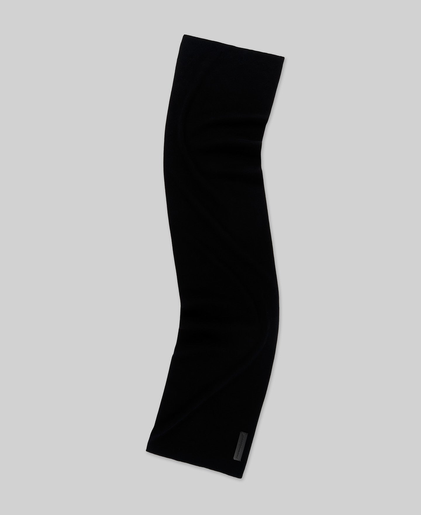 Plain Cotton Scarf for Men in Black