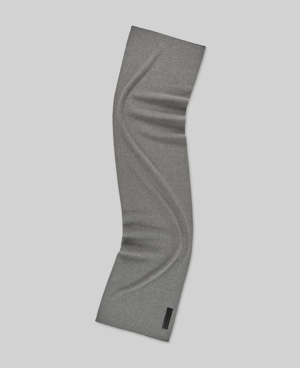 Plain Cotton Scarf for Men in Grey Melange