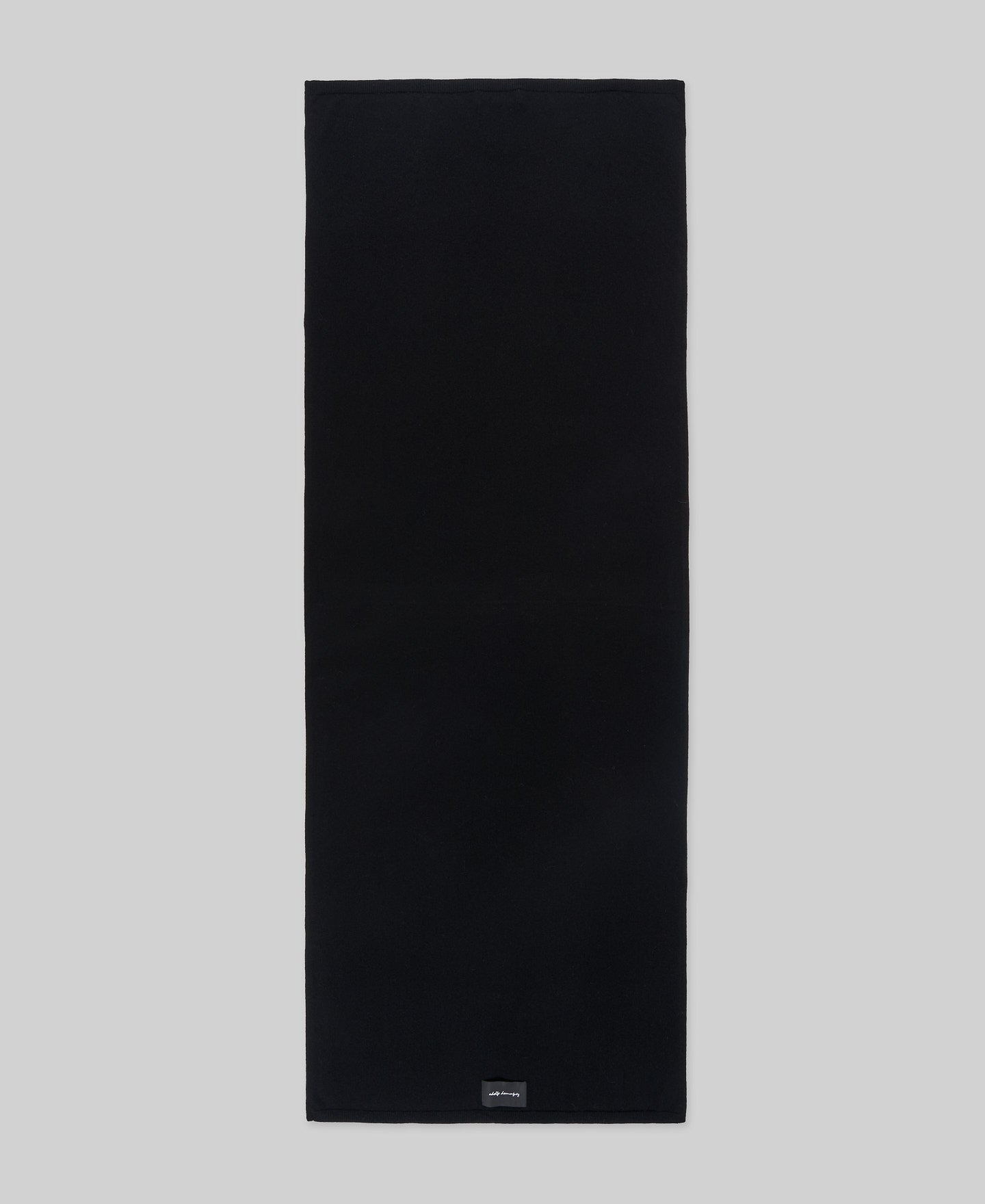 Merino Wool Scarf for Men in Black