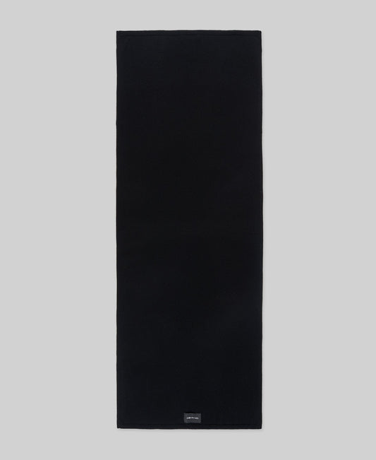 Merino Wool Scarf for Men in Black