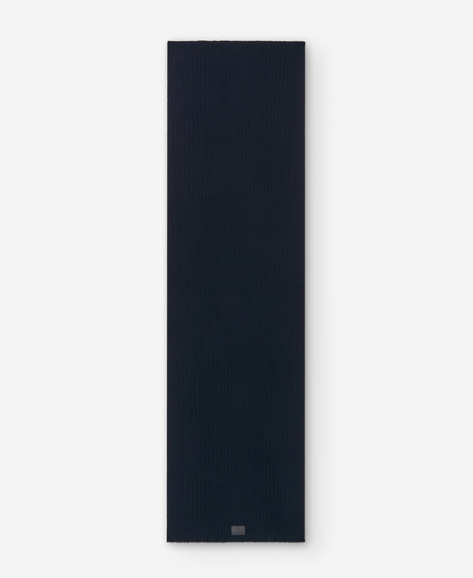 Navy Blue Merino Wool Scarf For Men
