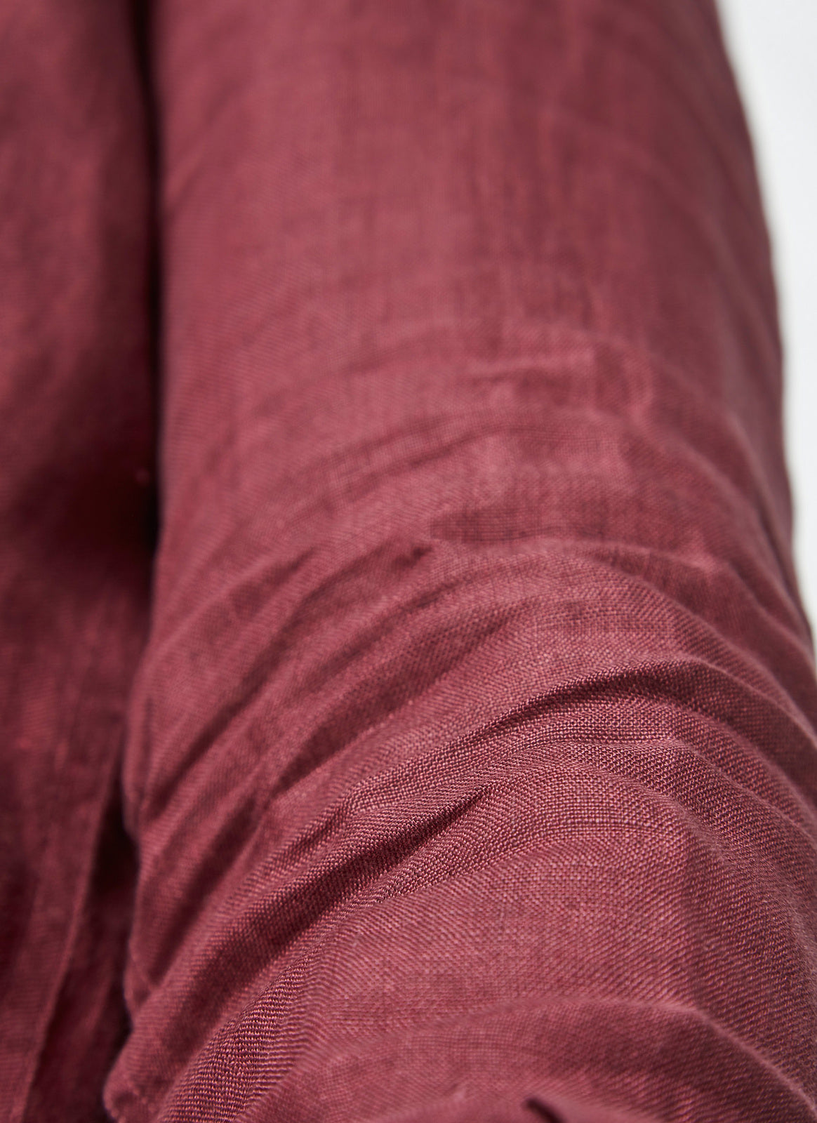Rose And Mist Garment Dye Linen Shirt