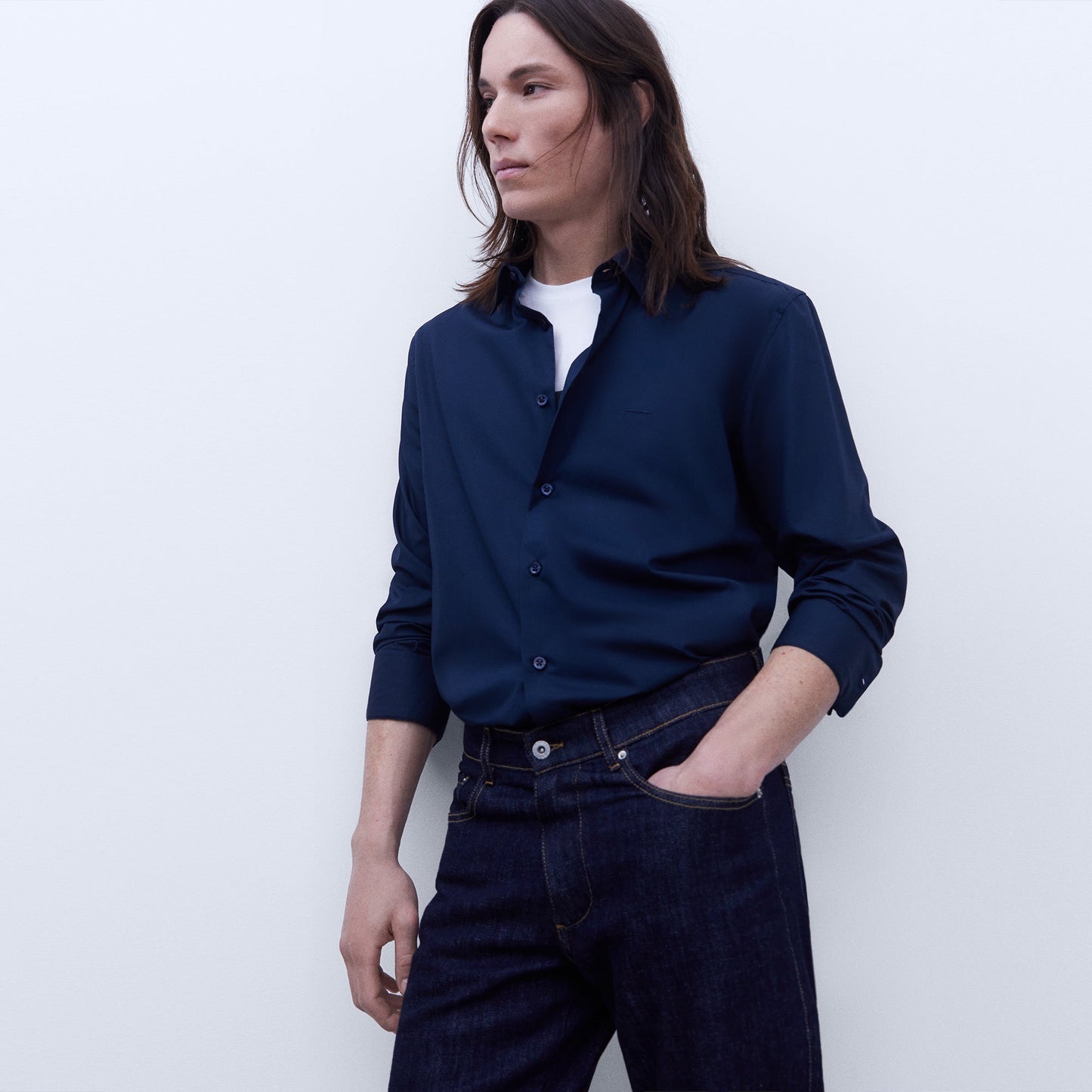 Navy Blue Organic Shirt