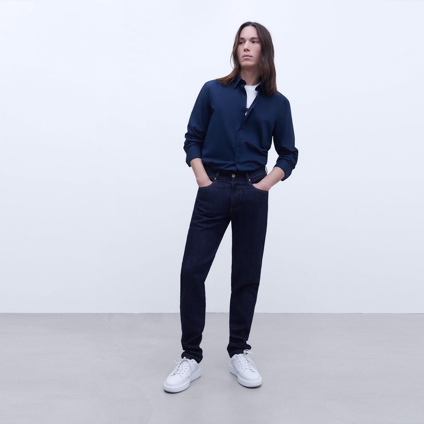 Navy Blue Organic Shirt