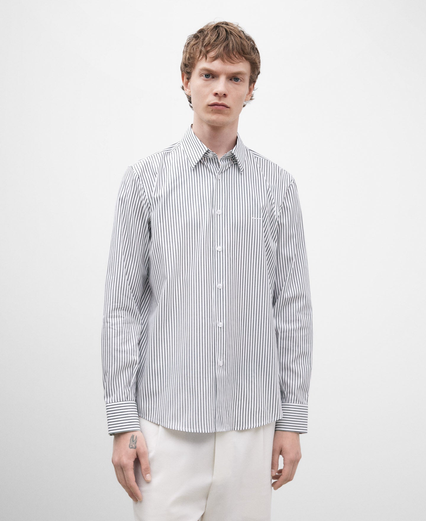 Black And White Striped Shirt