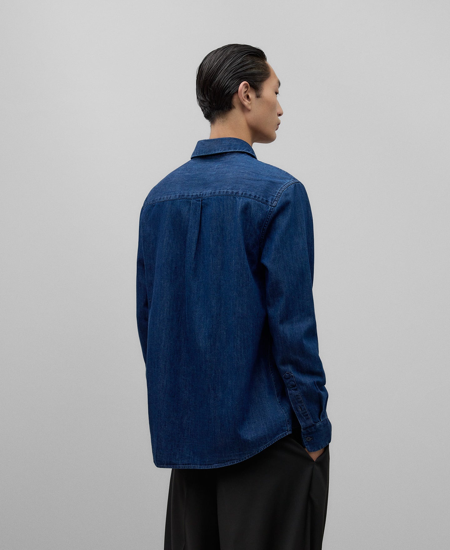 Cotton Blue Denim Shirt for Men