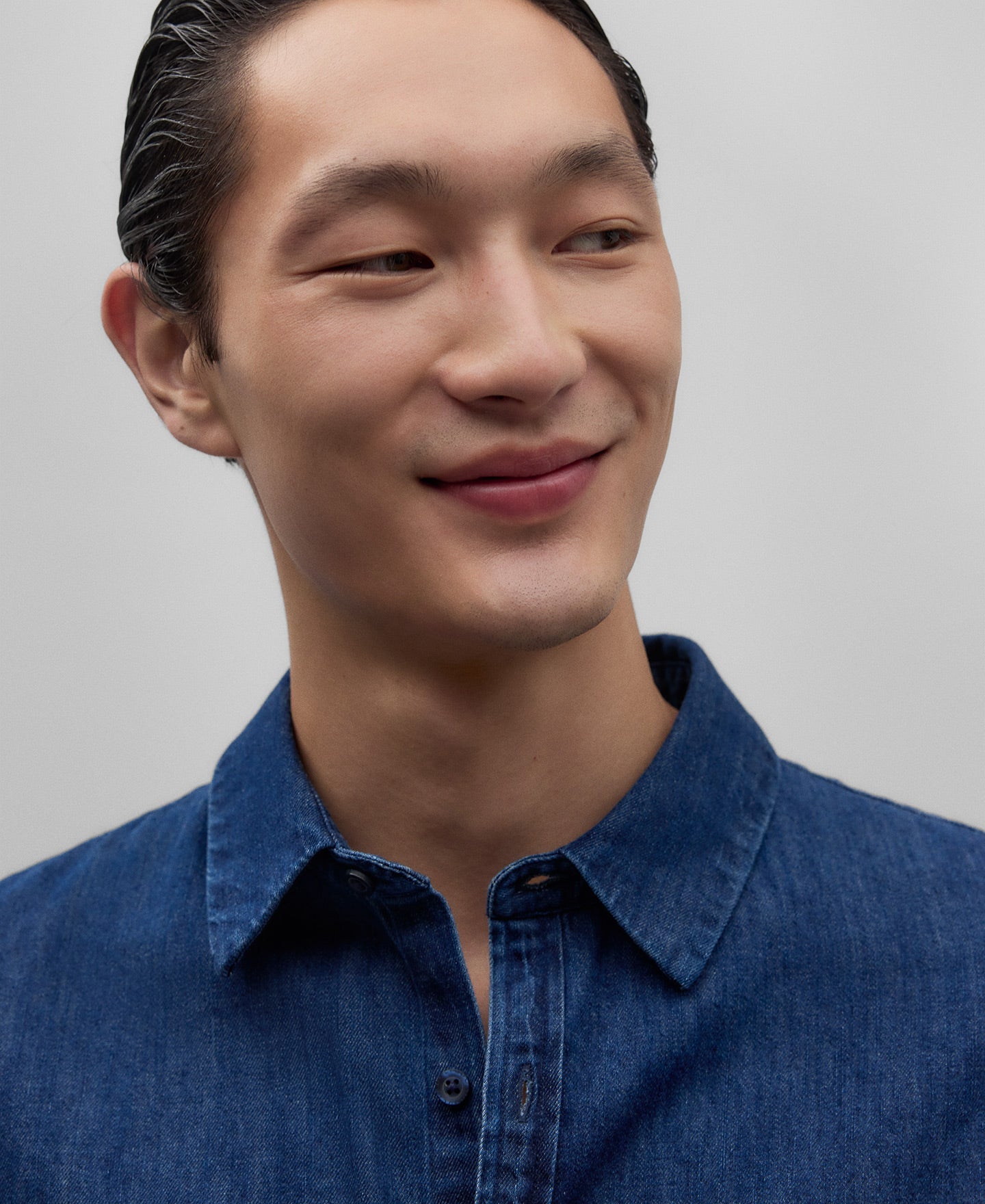 Cotton Blue Denim Shirt for Men