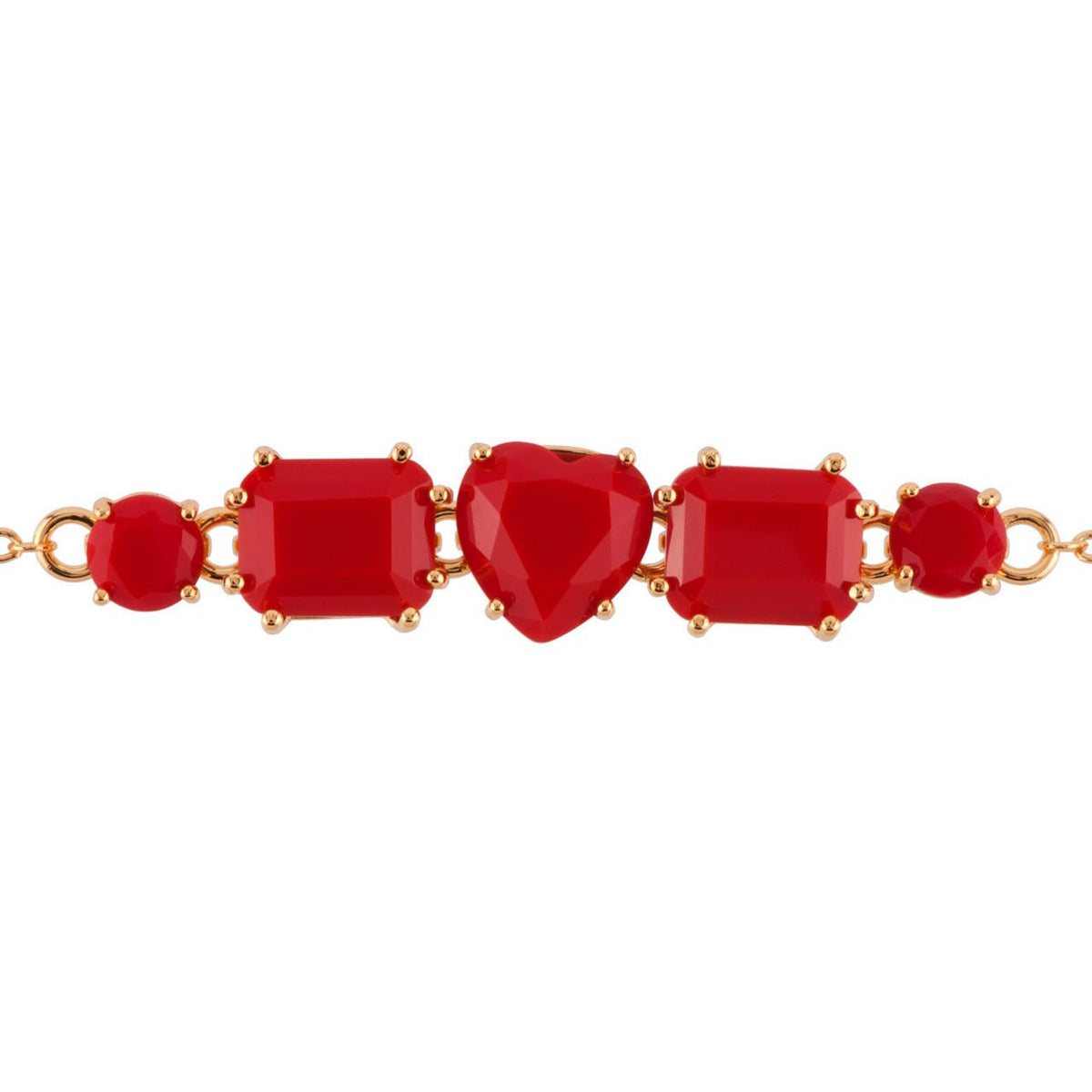 La Diamantine Five Stones Smoky Quartz Bracelet | AGLD2142