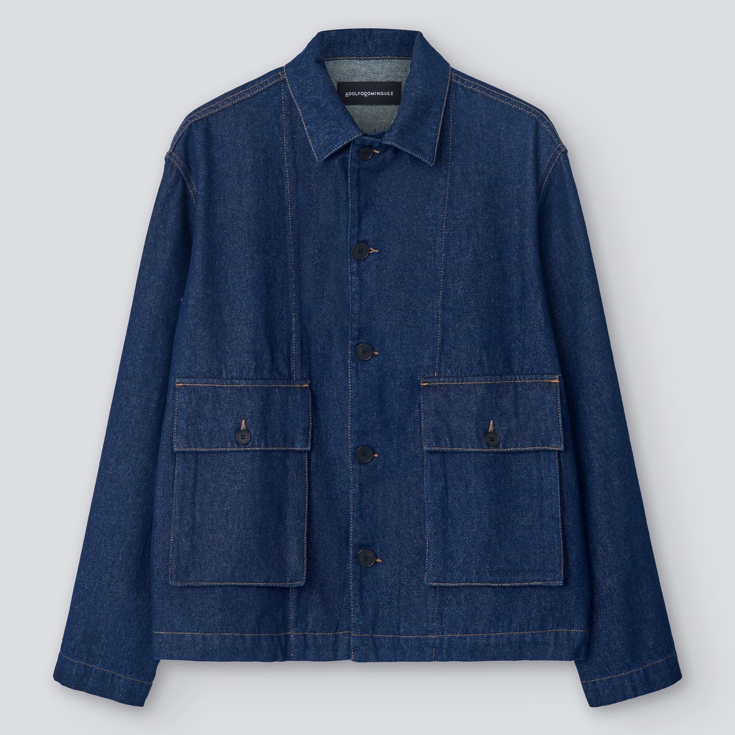 Denim Blue Cotton Denim Jacket