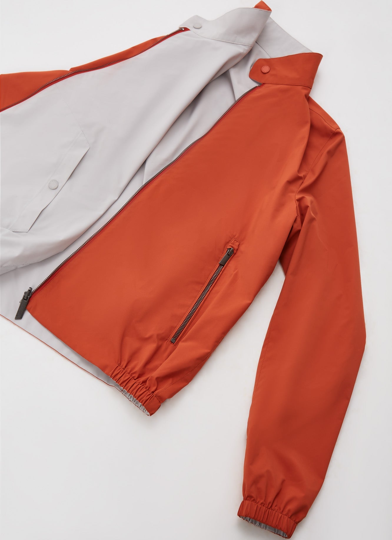 Orange Unlined Reversible Jacket