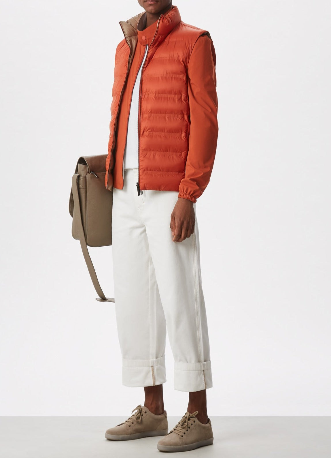 Orange Unlined Reversible Jacket