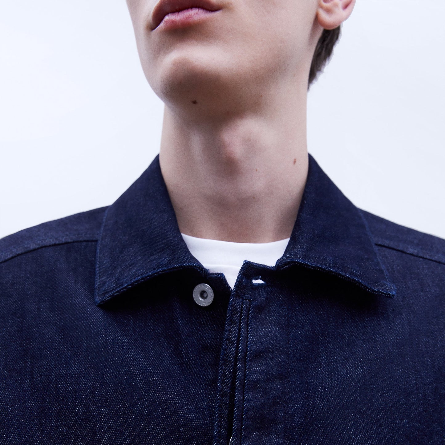 Blue Stretch Denim Jacket