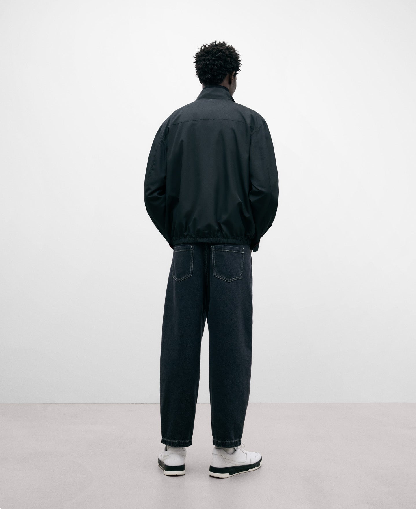 Black/Red Reversible Harrington