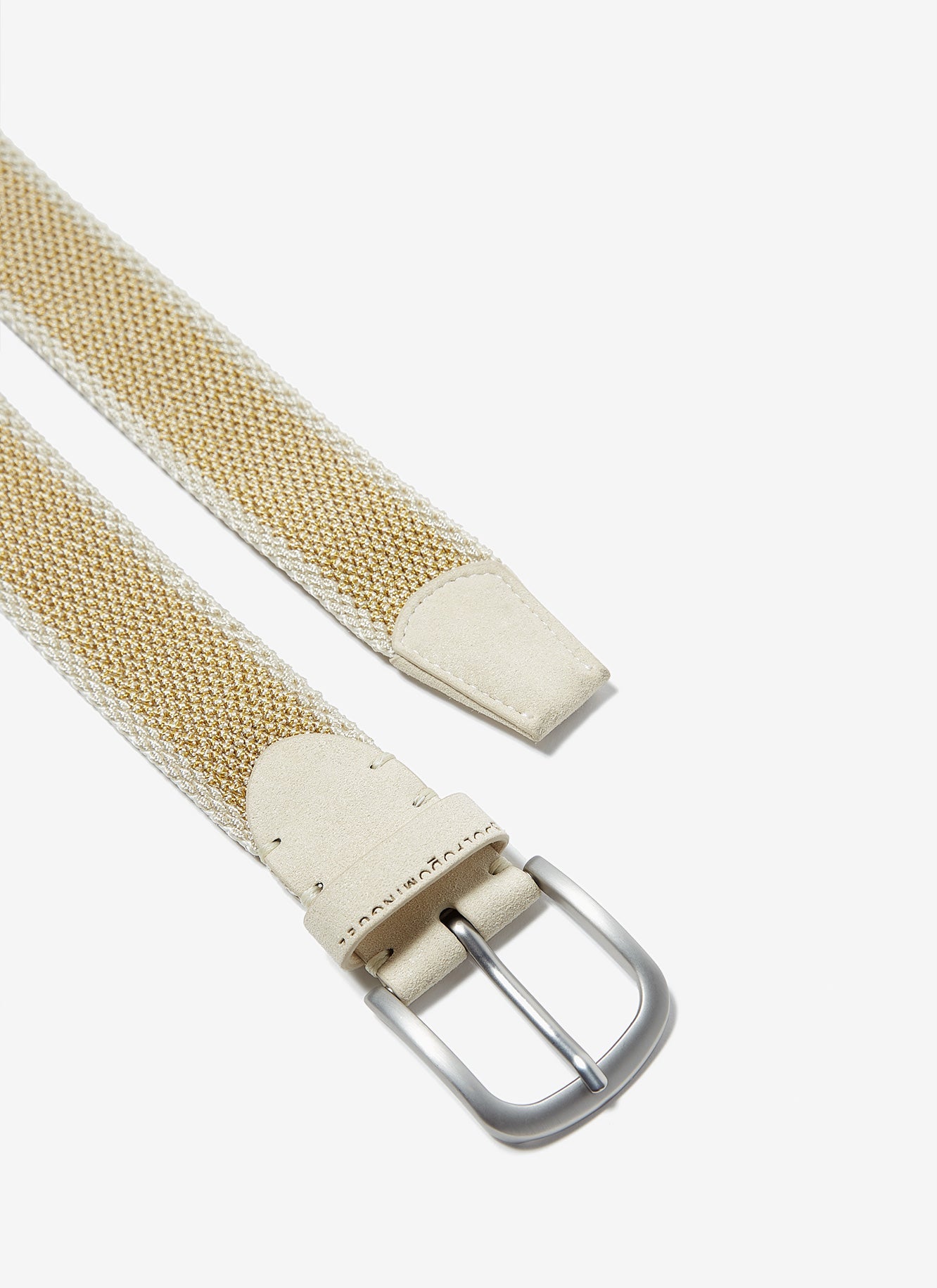 Lime Elastic Belt With Matte Buckle