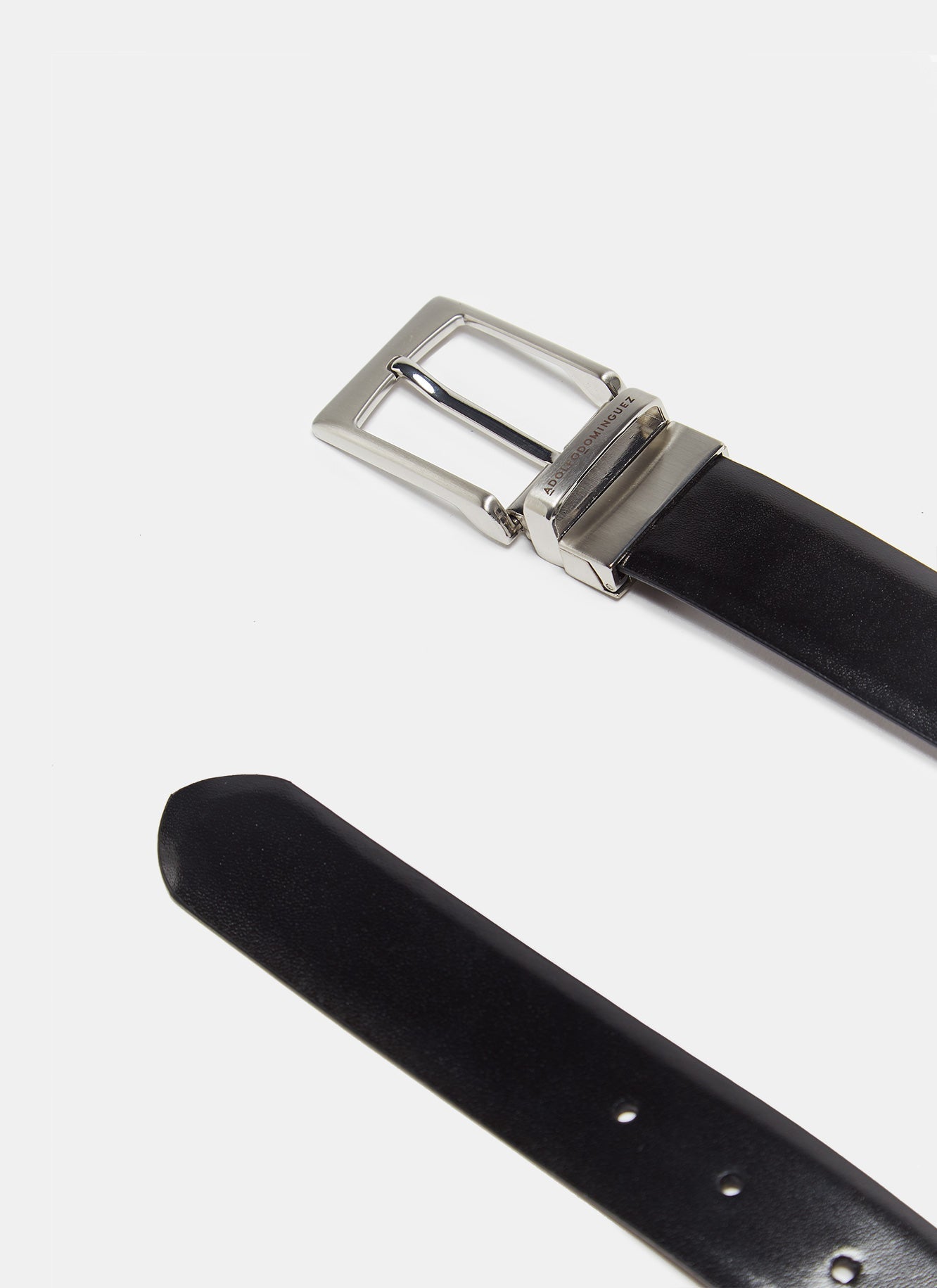 Black Classic Reversible Leather Belt