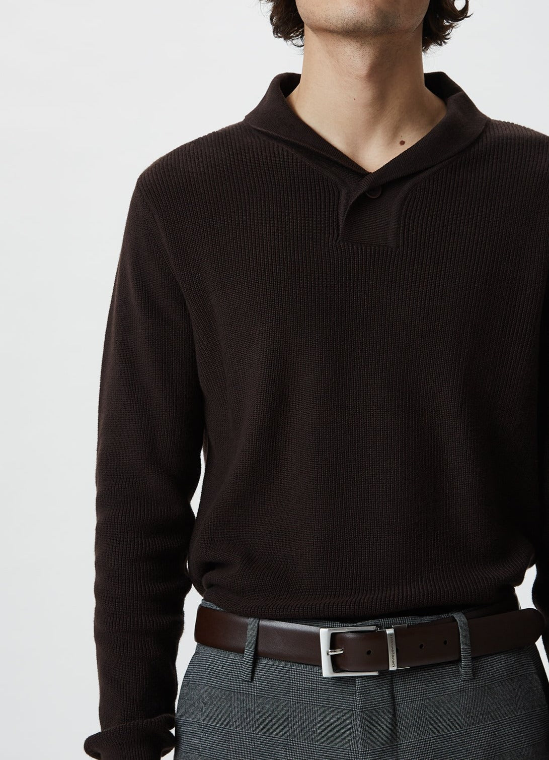 Brown Classic Reversible Leather Belt