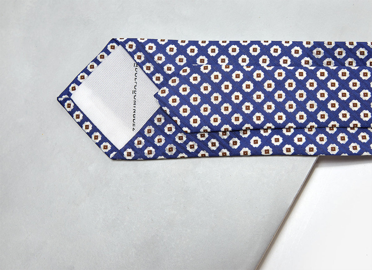 Blue Mallard Cotton And Silk Ti
