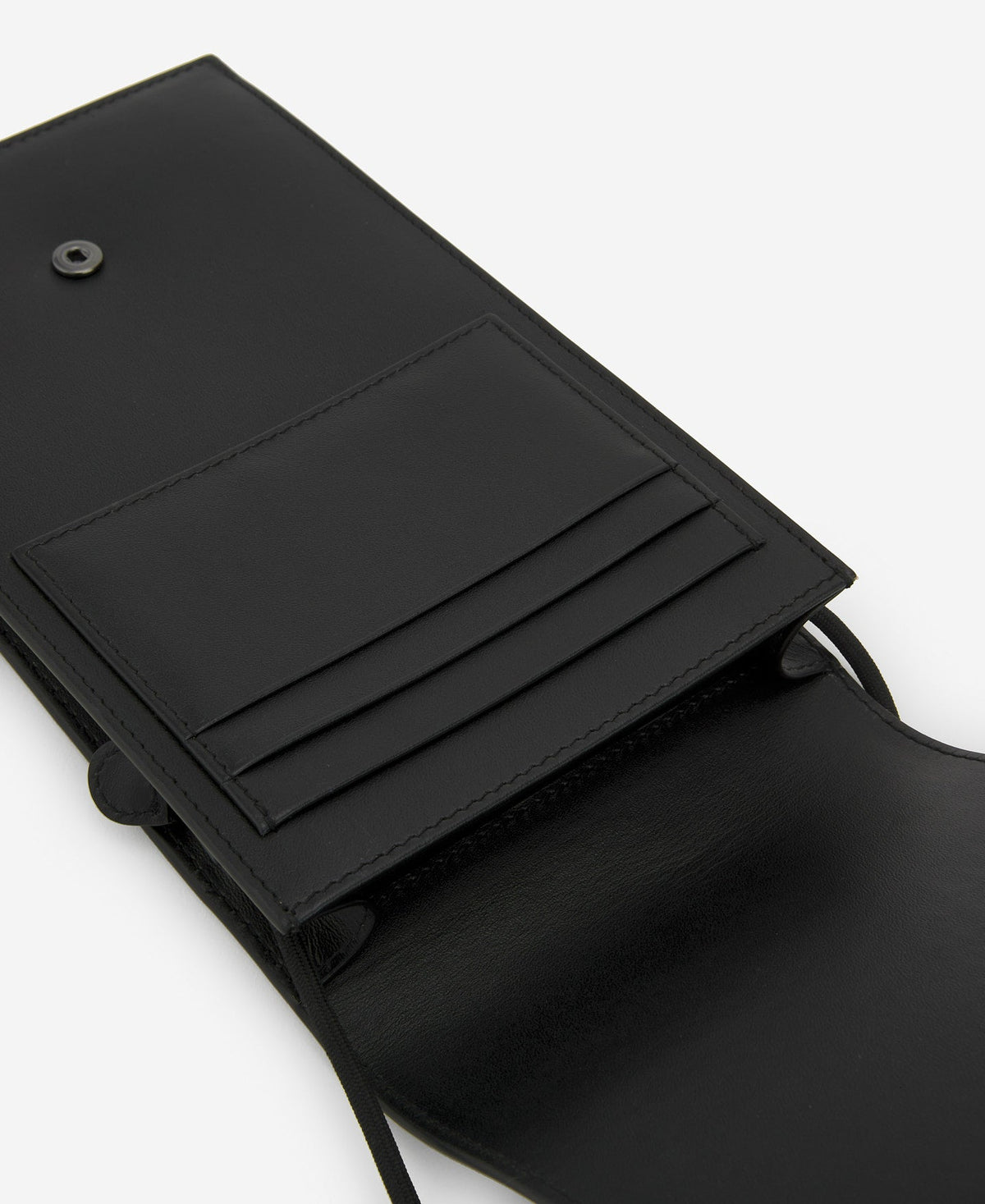 Black Leather Phone Holder