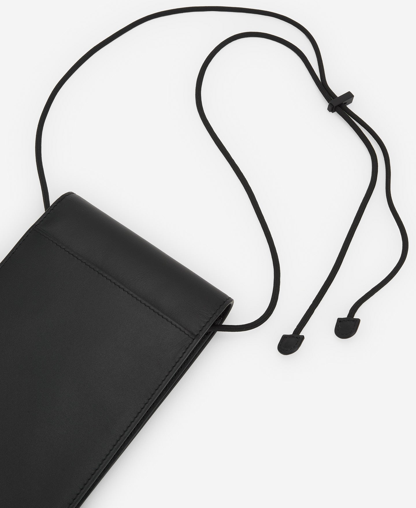 Black Leather Phone Holder