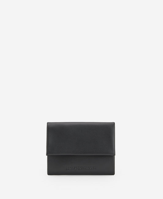 Black Leather Origami Wallet