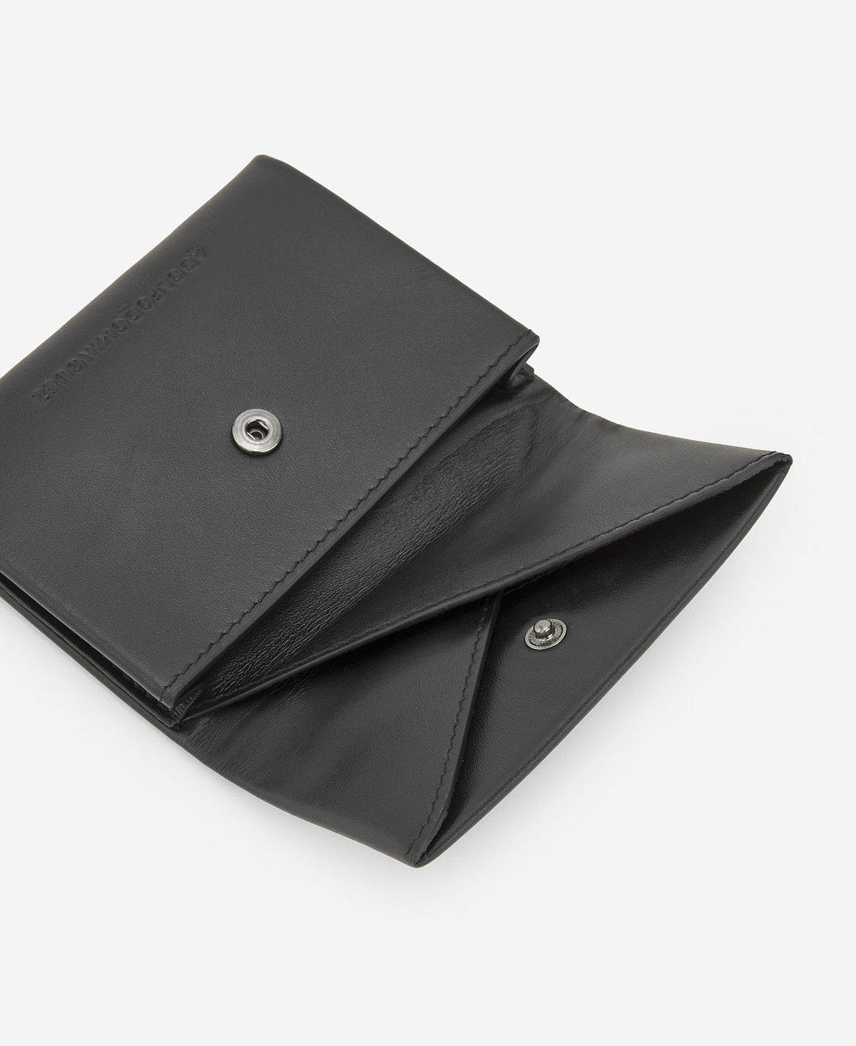 Black Leather Origami Wallet
