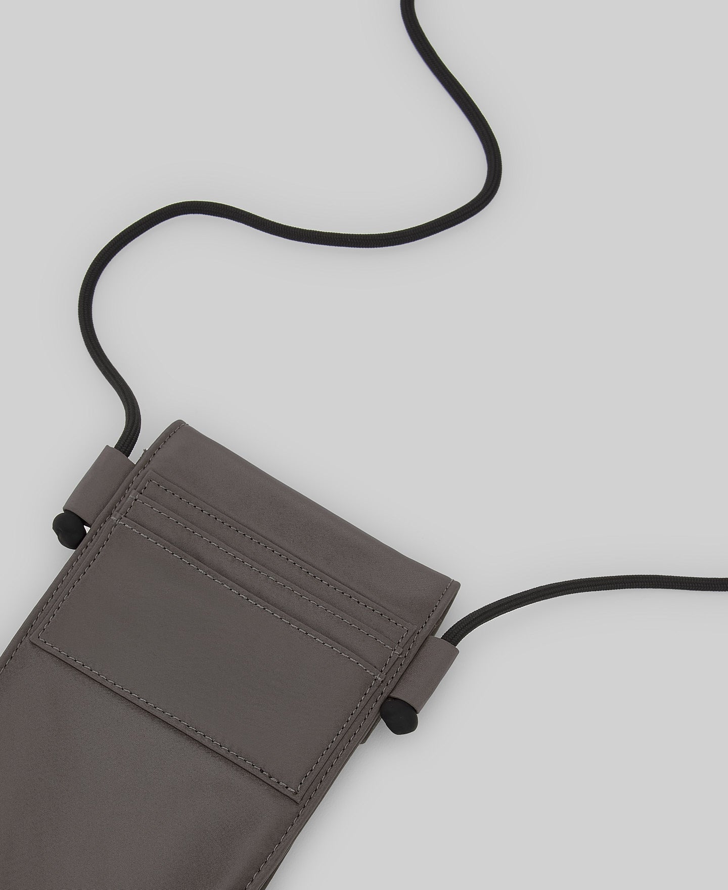 Taupe flap mobile phone holder man in taupe