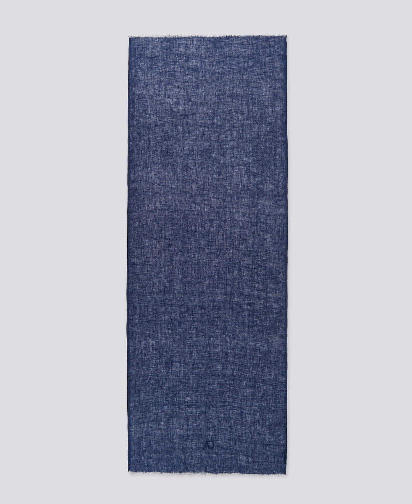 Navy Blue European Linen Scarf