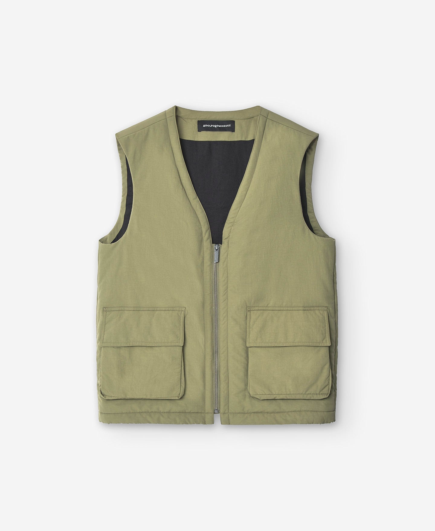 Padded Khaki Waistcoat