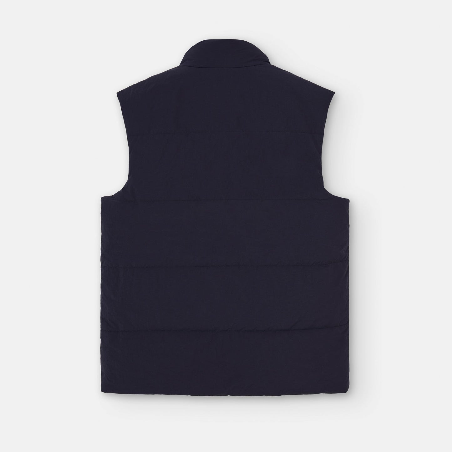 White/Navy Reversible Padded Nylon Vest