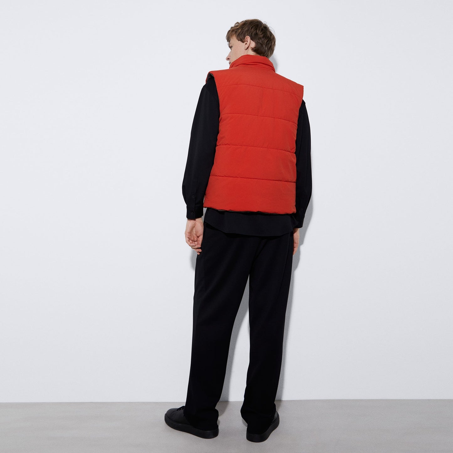 Tile Red Reversible Padded Nylon Vest